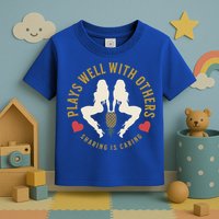 Plays Well With Others Swinger Couples Upside Down Pineapple Gift Toddler T-Shirt