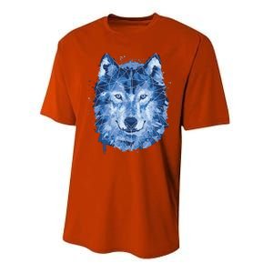 Polygon Wolf Wild Animal Performance Sprint T-Shirt