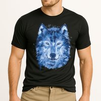 Polygon Wolf Wild Animal Cooling Performance Crew T-Shirt