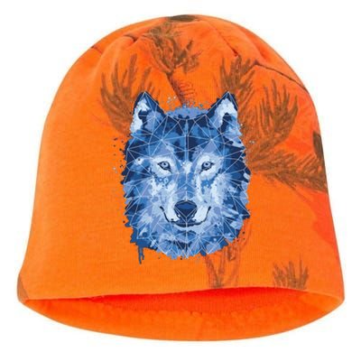 Polygon Wolf Wild Animal Kati - Camo Knit Beanie