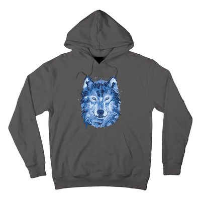 Polygon Wolf Wild Animal Hoodie