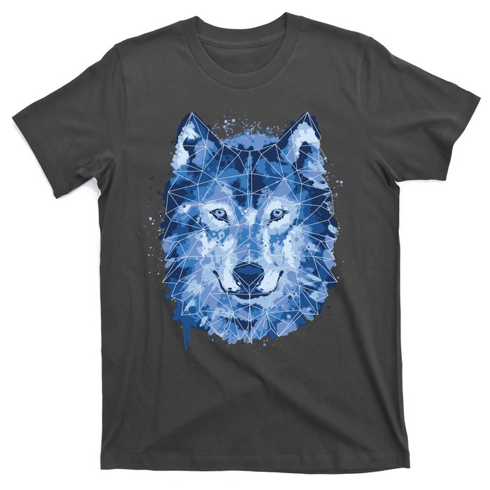 Polygon Wolf Wild Animal T-Shirt