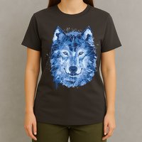 Polygon Wolf Wild Animal T-Shirt