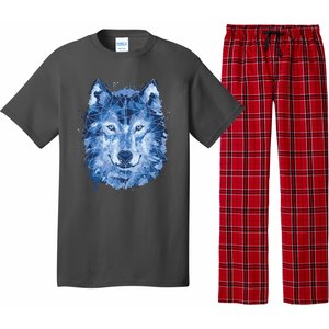 Polygon Wolf Wild Animal Pajama Set