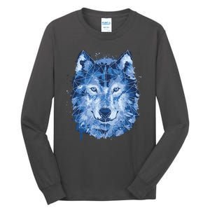 Polygon Wolf Wild Animal Tall Long Sleeve T-Shirt