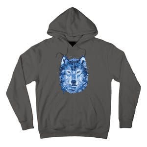 Polygon Wolf Wild Animal Tall Hoodie