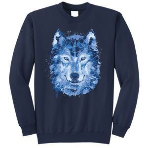 Polygon Wolf Wild Animal Sweatshirt