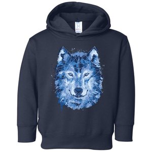 Polygon Wolf Wild Animal Toddler Hoodie