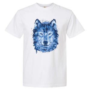 Polygon Wolf Wild Animal Garment-Dyed Heavyweight T-Shirt