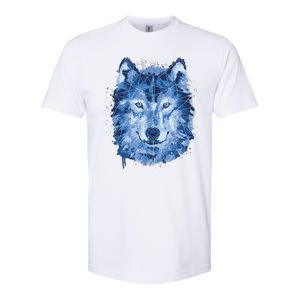 Polygon Wolf Wild Animal Softstyle CVC T-Shirt