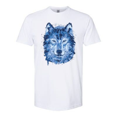 Polygon Wolf Wild Animal Softstyle® CVC T-Shirt