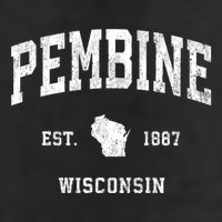 Pembine Wisconsin Wi Vintage Athletic Sports Hat