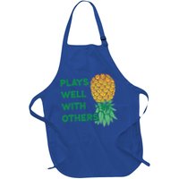Plays Well With Others Upside Down Pineapple Meaningful Gift Polyamory Gift Apron