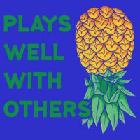 Plays Well With Others Upside Down Pineapple Meaningful Gift Polyamory Gift Sweatshirt
