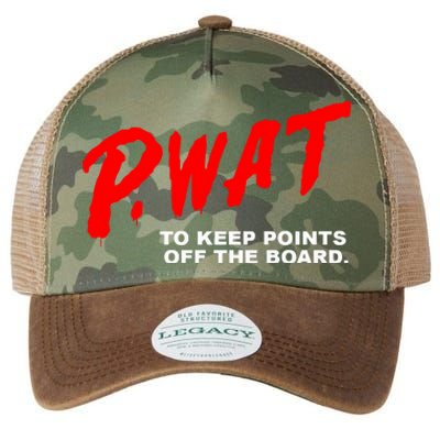 Peyton Watson Wearing P.Wat Too Keep Points Off The Board Legacy Tie Dye Trucker Hat