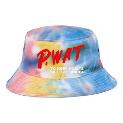 Peyton Watson Wearing P.Wat Too Keep Points Off The Board Tie Dye Newport Bucket Hat