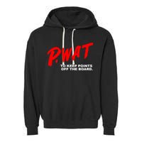 Peyton Watson Wearing P.Wat Too Keep Points Off The Board Garment-Dyed Fleece Hoodie