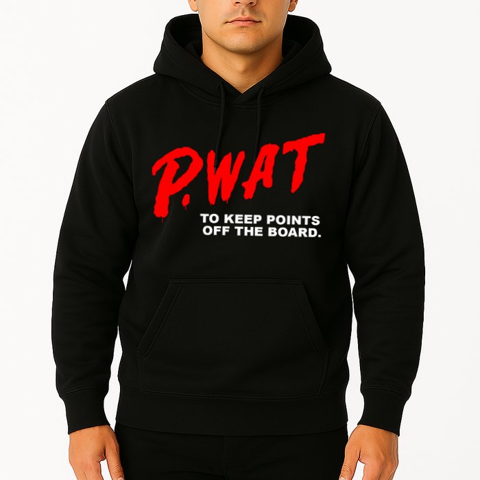 Peyton Watson Wearing P.Wat Too Keep Points Off The Board Hoodie