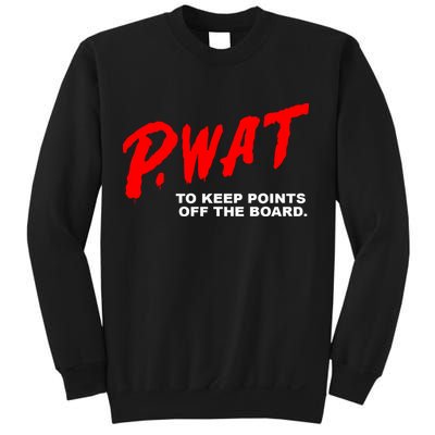 Peyton Watson Wearing P.Wat Too Keep Points Off The Board Sweatshirt
