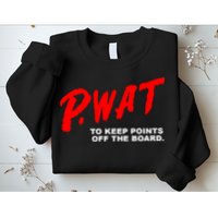 Peyton Watson Wearing P.Wat Too Keep Points Off The Board Sweatshirt