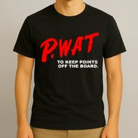 Peyton Watson Wearing P.Wat Too Keep Points Off The Board T-Shirt