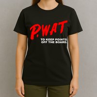 Peyton Watson Wearing P.Wat Too Keep Points Off The Board T-Shirt