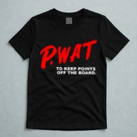 Peyton Watson Wearing P.Wat Too Keep Points Off The Board T-Shirt