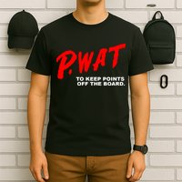 Peyton Watson Wearing P.Wat Too Keep Points Off The Board T-Shirt