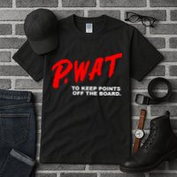 Peyton Watson Wearing P.Wat Too Keep Points Off The Board Tall T-Shirt
