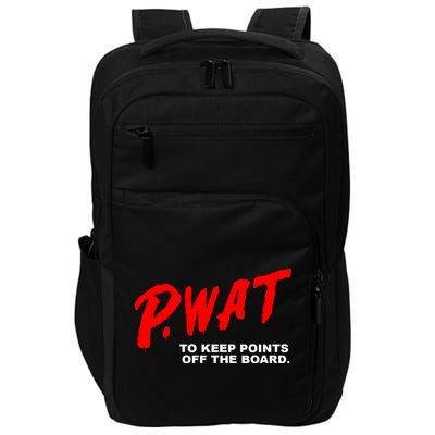 Peyton Watson Wearing P.Wat Too Keep Points Off The Board Impact Tech Backpack