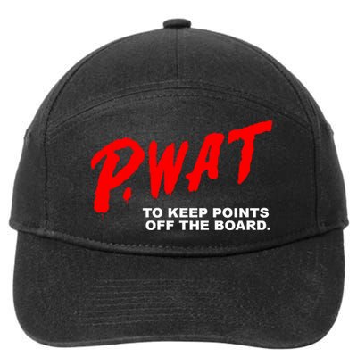 Peyton Watson Wearing P.Wat Too Keep Points Off The Board 7-Panel Snapback Hat