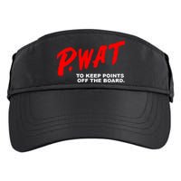 Peyton Watson Wearing P.Wat Too Keep Points Off The Board Adult Drive Performance Visor