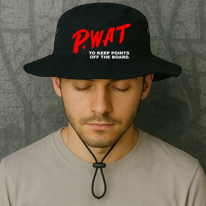 Peyton Watson Wearing P.Wat Too Keep Points Off The Board Bucket Hat