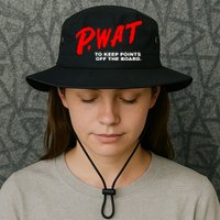 Peyton Watson Wearing P.Wat Too Keep Points Off The Board Bucket Hat