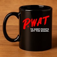 Peyton Watson Wearing P.Wat Too Keep Points Off The Board 11oz C Handle Ceramic Mug