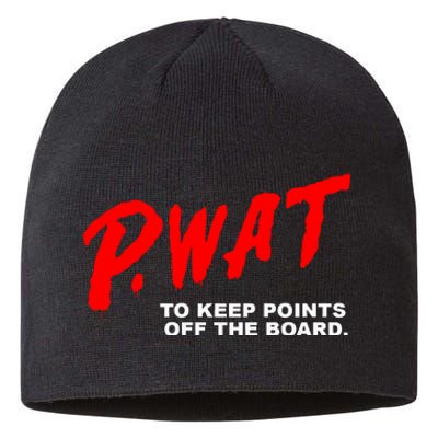 Peyton Watson Wearing P.Wat Too Keep Points Off The Board Sustainable Beanie