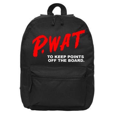 Peyton Watson Wearing P.Wat Too Keep Points Off The Board 16 in Basic Backpack