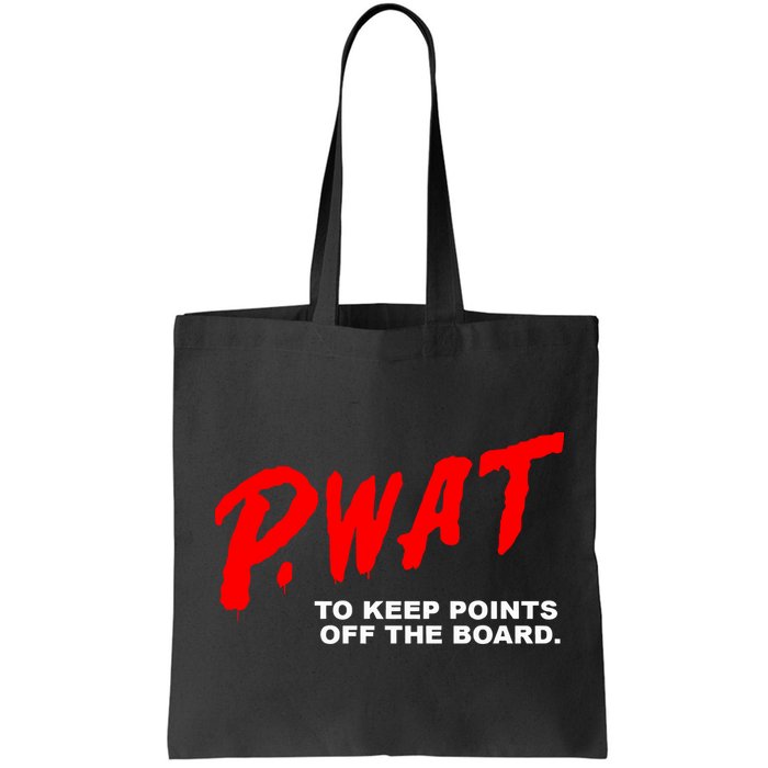 Peyton Watson Wearing P.Wat Too Keep Points Off The Board Bag