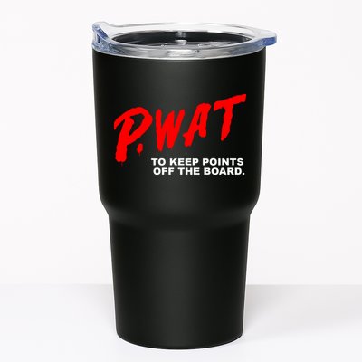 Peyton Watson Wearing P.Wat Too Keep Points Off The Board Tumbler