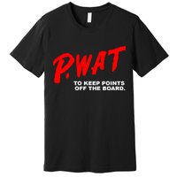 Peyton Watson Wearing P.Wat Too Keep Points Off The Board Premium T-Shirt