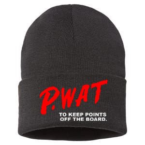 Peyton Watson Wearing P.Wat Too Keep Points Off The Board Sustainable Knit Beanie