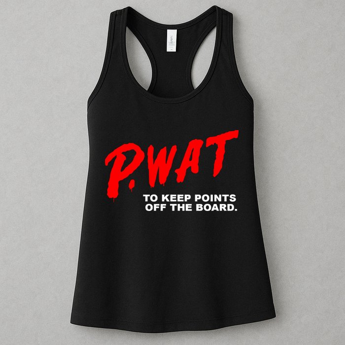 Peyton Watson Wearing P.Wat Too Keep Points Off The Board Womens Tank Top