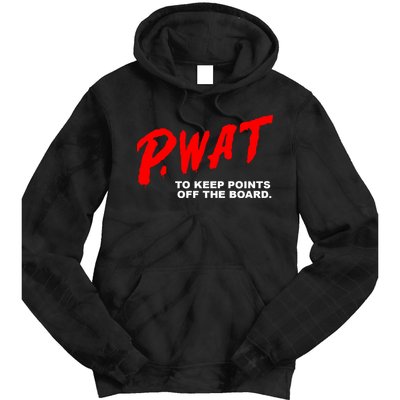 Peyton Watson Wearing P.Wat Too Keep Points Off The Board Tie Dye Hoodie