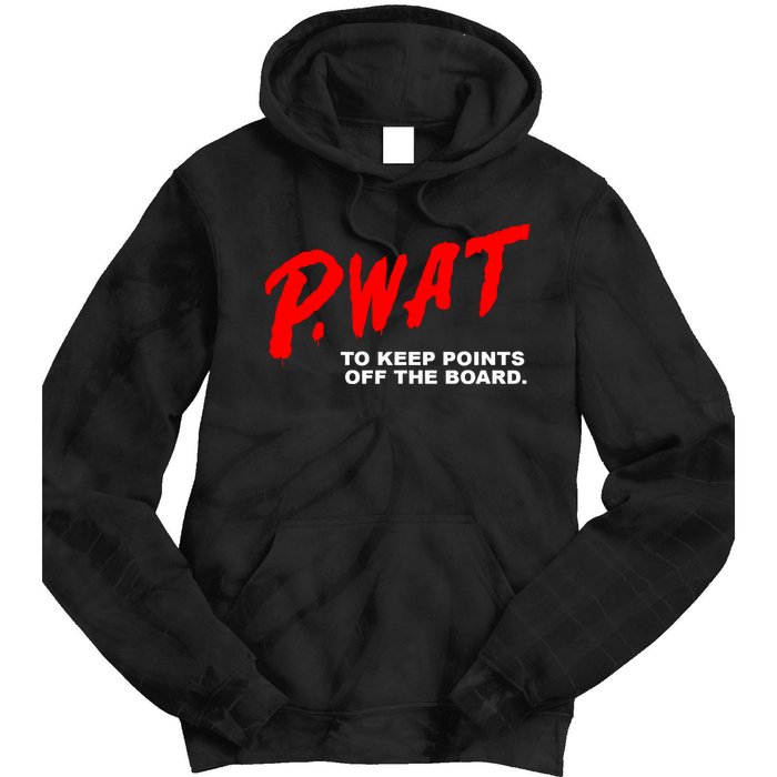 Peyton Watson Wearing P.Wat Too Keep Points Off The Board Tie Dye Hoodie