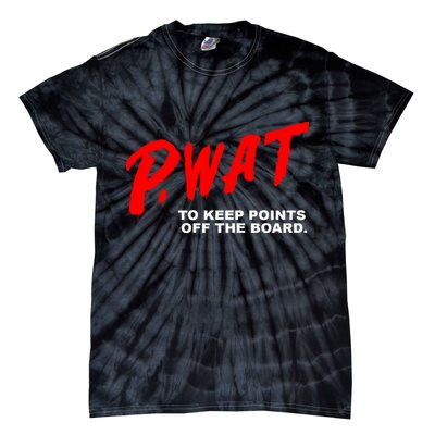 Peyton Watson Wearing P.Wat Too Keep Points Off The Board Tie-Dye T-Shirt