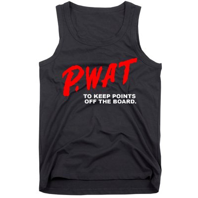 Peyton Watson Wearing P.Wat Too Keep Points Off The Board Tank Top