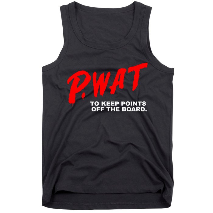 Peyton Watson Wearing P.Wat Too Keep Points Off The Board Tank Top