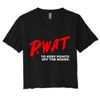 Peyton Watson Wearing P.Wat Too Keep Points Off The Board Crop Top