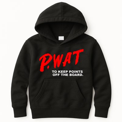 Peyton Watson Wearing P.Wat Too Keep Points Off The Board Kids Hoodie