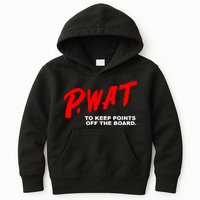 Peyton Watson Wearing P.Wat Too Keep Points Off The Board Kids Hoodie